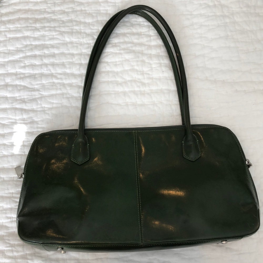 HOBO green leather bag